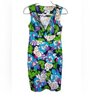Jude Connally Women’s Colorful Floral Bright Dress Size XS